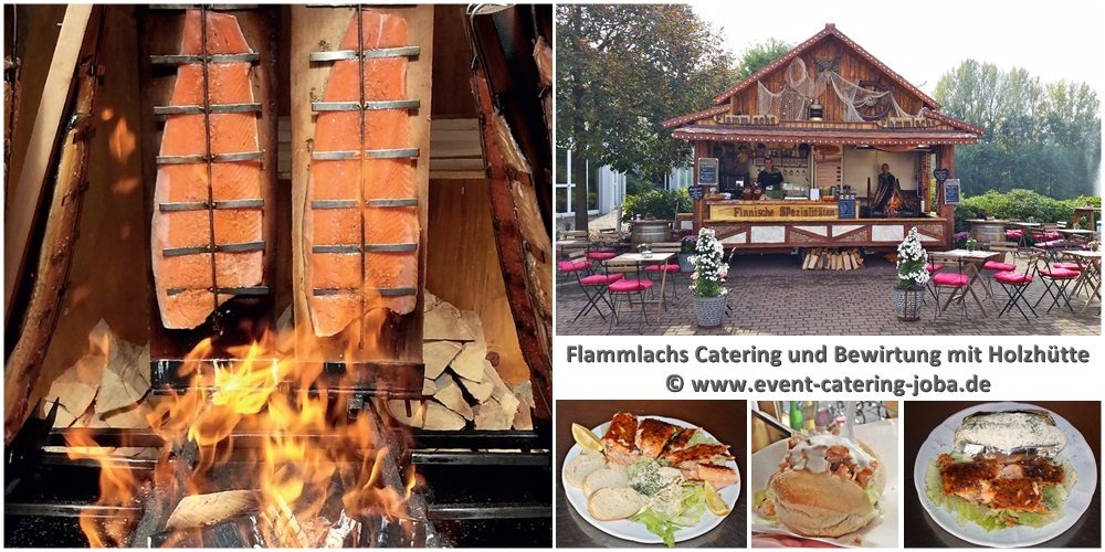 Catering Service mit Original Flammlachs