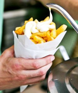 Pommes Catering mit Fritten aus frischen Kartoffeln Pommes Catering - selber machen - Pommes selbst gemacht
