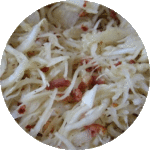 Krautsalat mit Speck