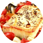 Schafskäse überbacken